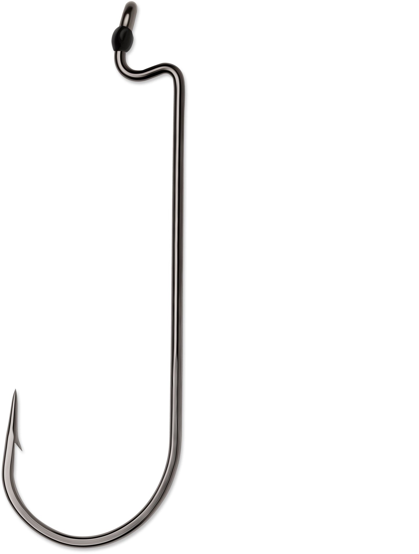 VMC Worm Hook Black Nickel Size 4-0