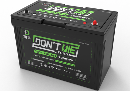 12V 100AH Lithium Ion Battery