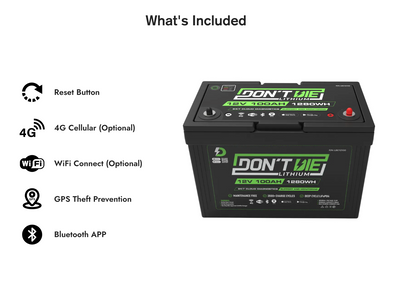 12V 100AH Lithium Ion Battery