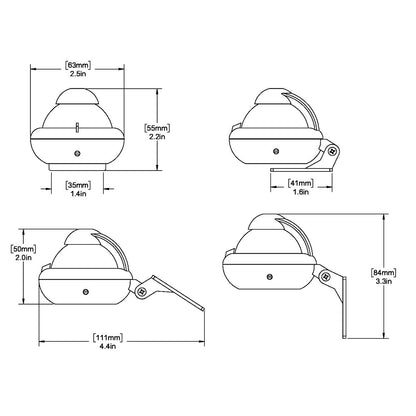 Ritchie X-10-M Sport - Bracket Mount - Gray