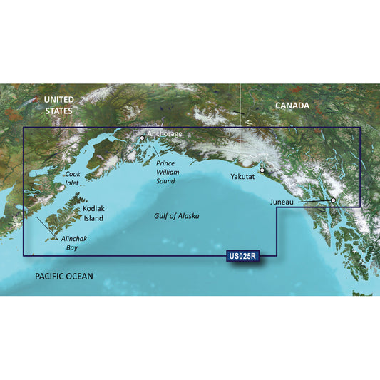 Garmin BlueChart g3 Vision HD - VUS025R - Anchorage - Juneau - microSD/SD