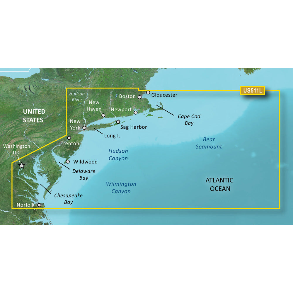 Garmin BlueChart g3 Vision HD - VUS511L - Boston - Norfolk - microSD/SD