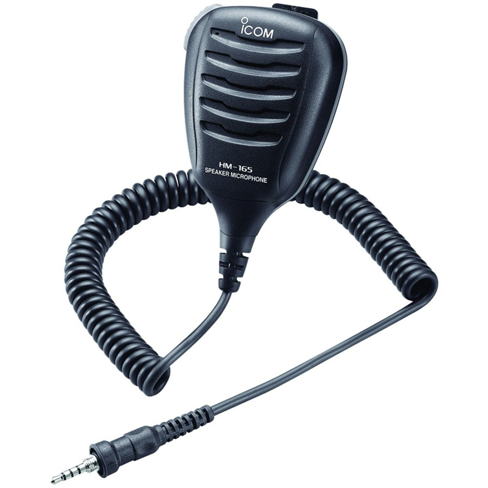 Icom HM-165 Speaker Mic w/Alligator Clip - Waterproof