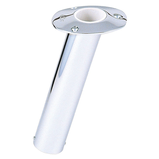 Lee's 15 Degree Stainless Steel Flush Mount Rod Holder - 2" O.D.