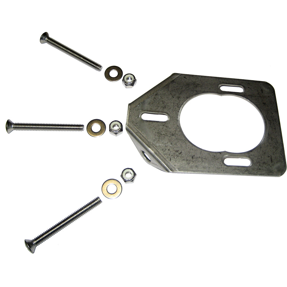 Lee's Stainless Steel Backing Plate f/Heavy Rod Holders