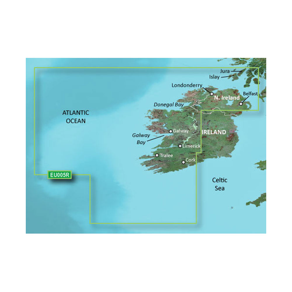 Garmin BlueChart g3 HD - HEU005R - Ireland, West Coast - microSD/SD