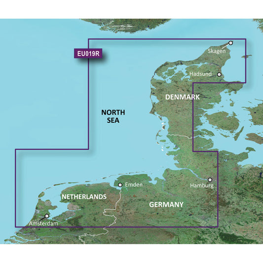 Garmin BlueChart g3 HD - HXEU019R - Alborg to Amsterdam - microSD/SD