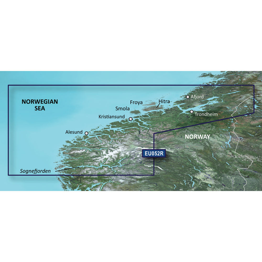 Garmin BlueChart g3 HD - HXEU052R - Sognefjorden - Svefjorden - microSD/SD