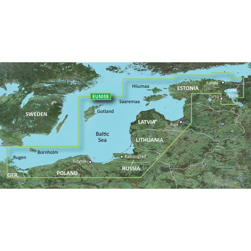 Garmin BlueChart g3 HD - HXEU065R - Baltic Sea East Coast - microSD/SD