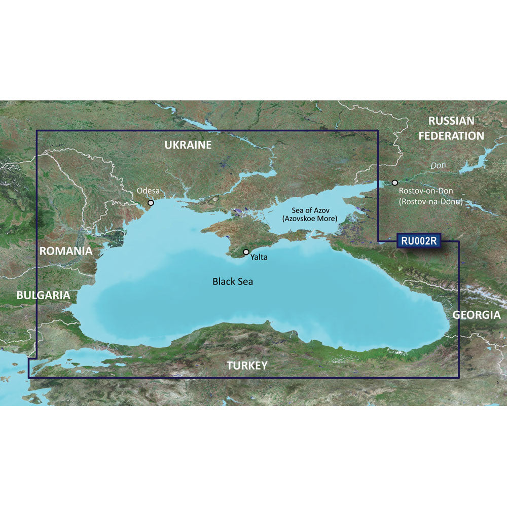 Garmin BlueChart g3 HD - HXRU002R - Black Sea  Azov Sea - microSD/SD