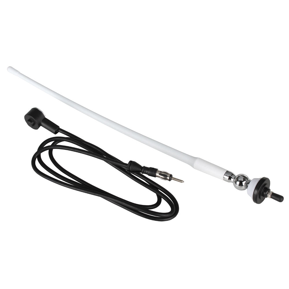 Boss Audio MRANT12W AM/FM Rubber Antenna - White