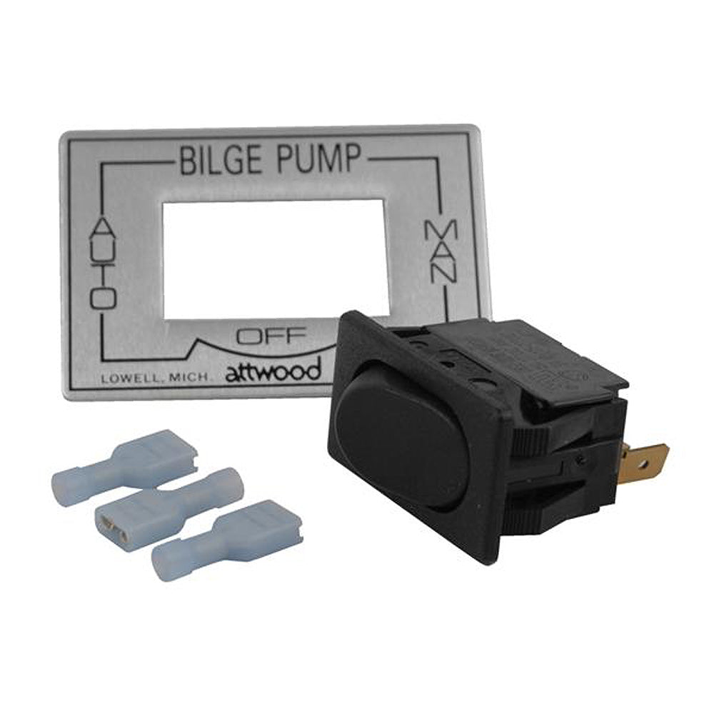 Attwood 3-Way Auto/Off/Manual Bilge Pump Switch