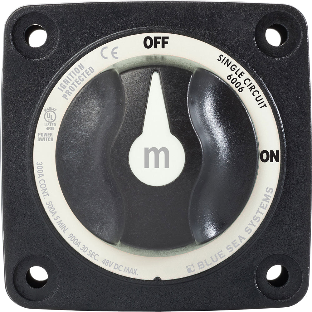 Blue Sea 6007200 Battery Switch Mini - 4 Position - Black