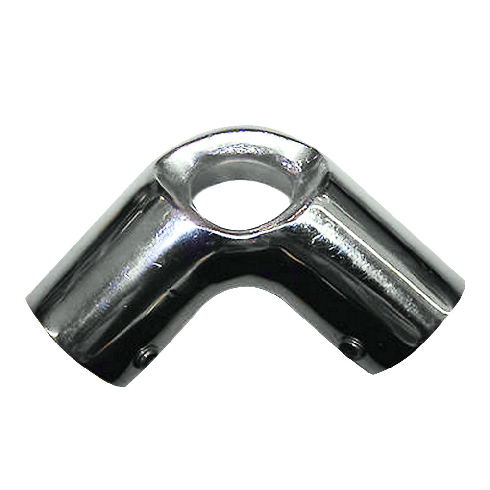 Whitecap 1" O.D. 90 Degree SS Elbow & Eye Anchor