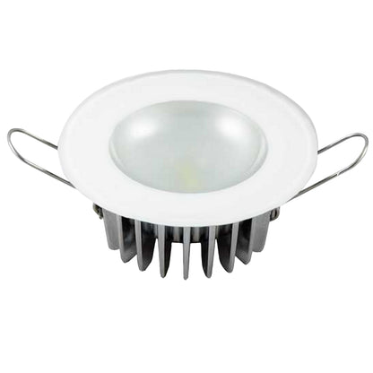 Lumitec Mirage - Flush Mount Down Light - Glass Finish/No Bezel - 4-Color Red/Blue/Purple Non Dimming w/White Dimming