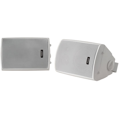 Fusion 4" Compact Marine Box Speakers - (Pair) White