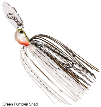 Z-Man Chatterbail JackHammer StealthBlade 1/2 oz. Green Pumpkin Shad