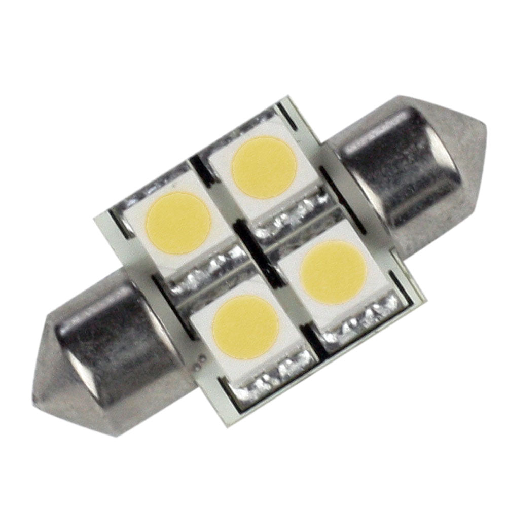 Lunasea Single-Sided 4 LED Festoon - 10-30VDC/0.7W/60 Lumens - Warm White