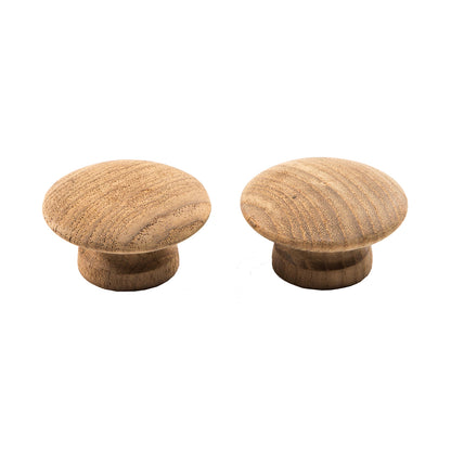 Whitecap Teak Round Drawer Knob - 2" - 2 Pack