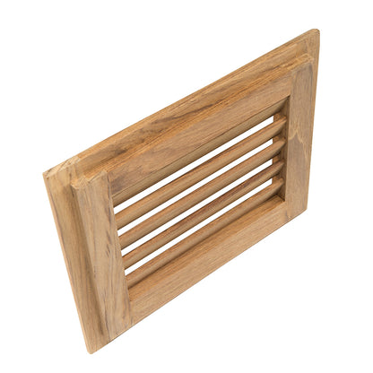 Whitecap Teak Louvered Insert - 7-1/2" x 9-1/8" x 3/4"