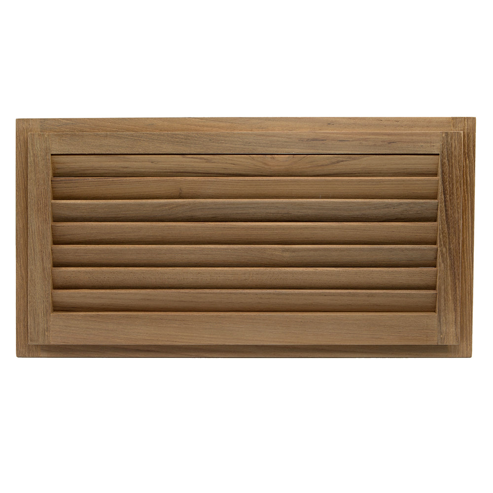 Whitecap Teak Louvered Insert - 9-3/8" x 18" x 3/4"