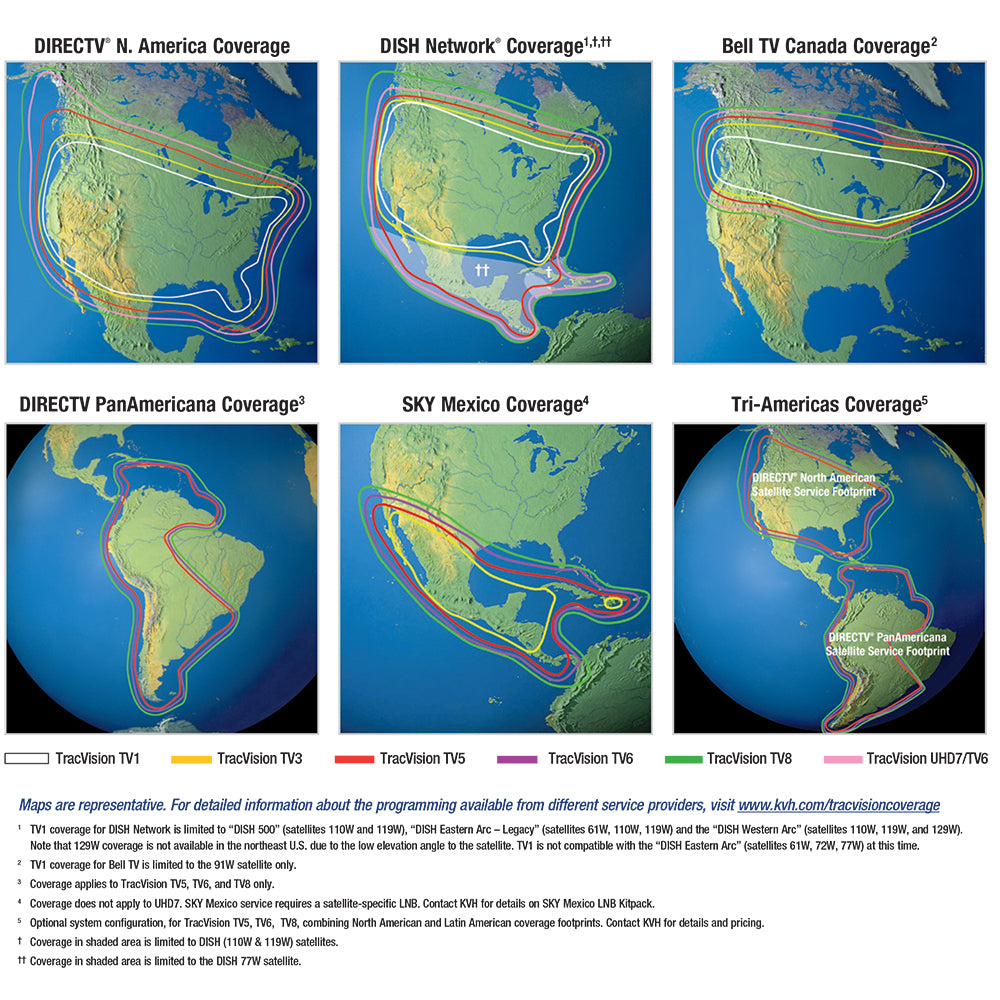 KVH TracVision TV3 - Circular LNB f/North America