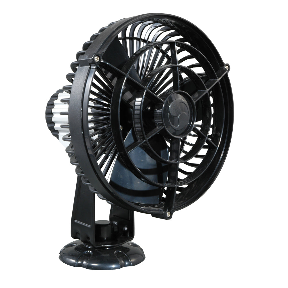 SEEKR by Caframo Kona 817 12V 3-Speed 7" Waterproof Fan - Black