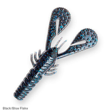 Z-Man Turbo CrawZ 4" 6pk Black-Blue Flake