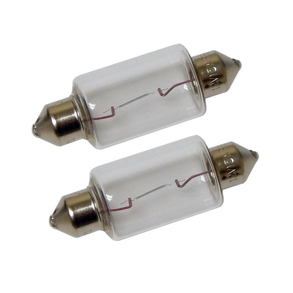 Perko Double Ended Festoon Bulbs - 12V, 15W, .97A - Pair