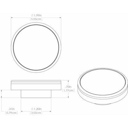 Lumitec Halo Flush Mount Down Light Spectrum RGBW - White Housing