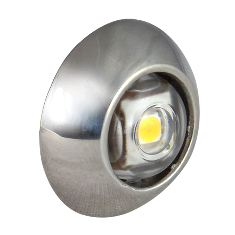 Lumitec Exuma Courtesy Light - Polished Stainless Housing - Blue Light