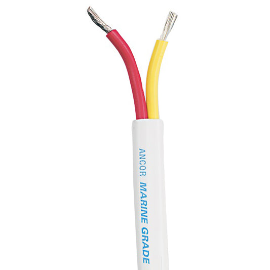 Ancor Safety Duplex Cable - 8/2 AWG - Red/Yellow - Flat - 100