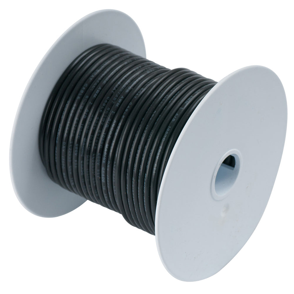 Ancor Black 6 AWG Tinned Copper Wire - 50'