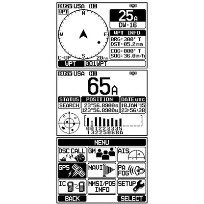 Standard Horizon Quantum GX6000 25W Commercial Grade Fixed Mount VHF w/NMEA 2000, Integrated AIS receiver,  Speaker Mic