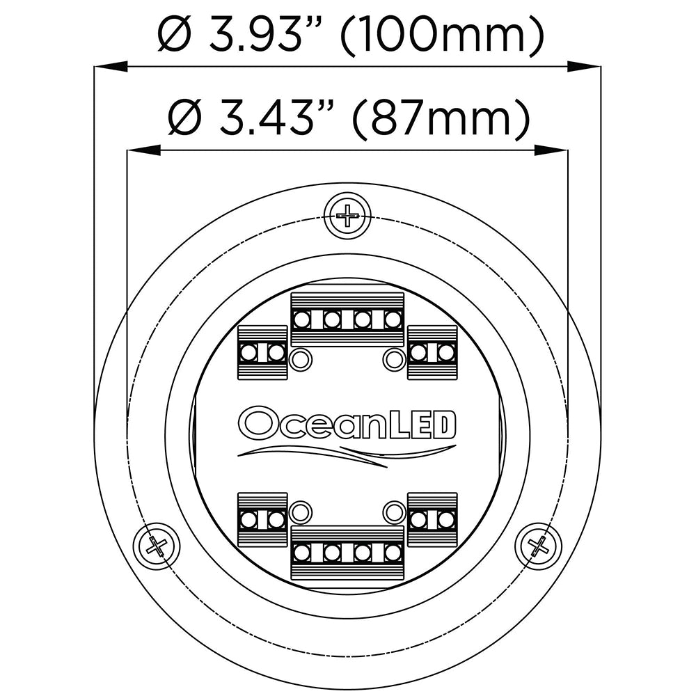 OceanLED Sport S3166S Underwater LED Light - Ultra White