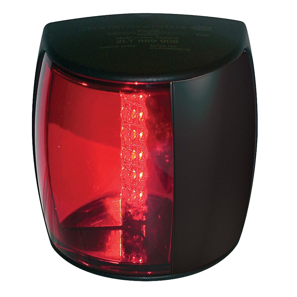 Hella Marine NaviLED PRO Port Navigation Lamp - 2nm - Red Lens/Black Housing