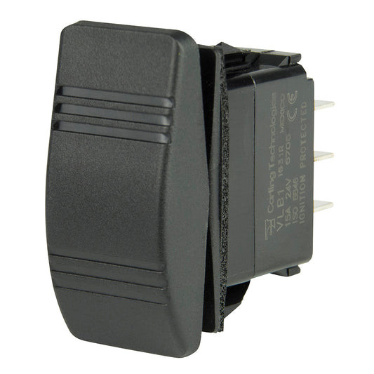 BEP DPDT Contura Switch - (ON)/OFF/(ON)