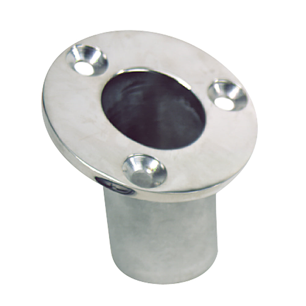 Whitecap Flush Mount Flag Pole Socket - Stainless Steel - 1-1/4" ID