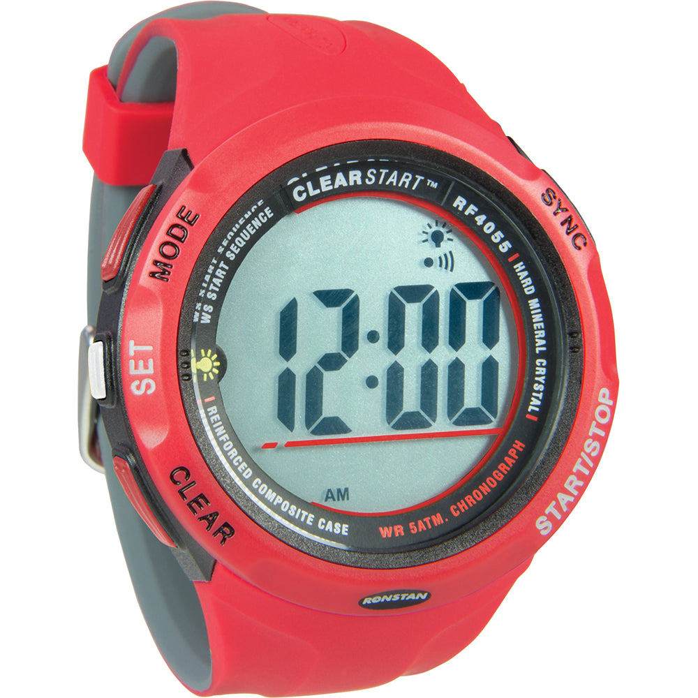 Ronstan RF4055 ClearStart 50mm Sailing Watch - Red/Grey