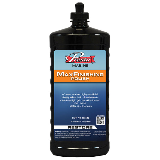 Presta MaxFinishing Polish - 32oz