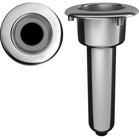 Mate Series Elite Screwless Stainless Steel 0 Rod  Cup Holder - Drain - Round Top