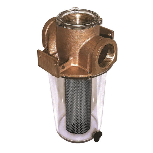 GROCO ARG-1250 Series 1-1/4" Raw Water Strainer w/Monel Basket