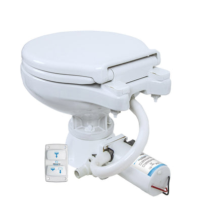 Albin Group Marine Toilet Silent Electric Compact - 12V