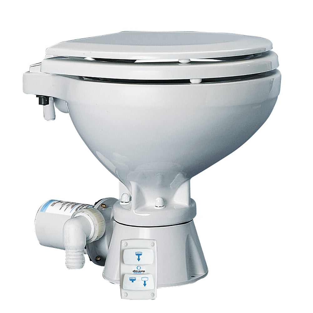 Albin Group Marine Toilet Silent Electric Compact - 12V