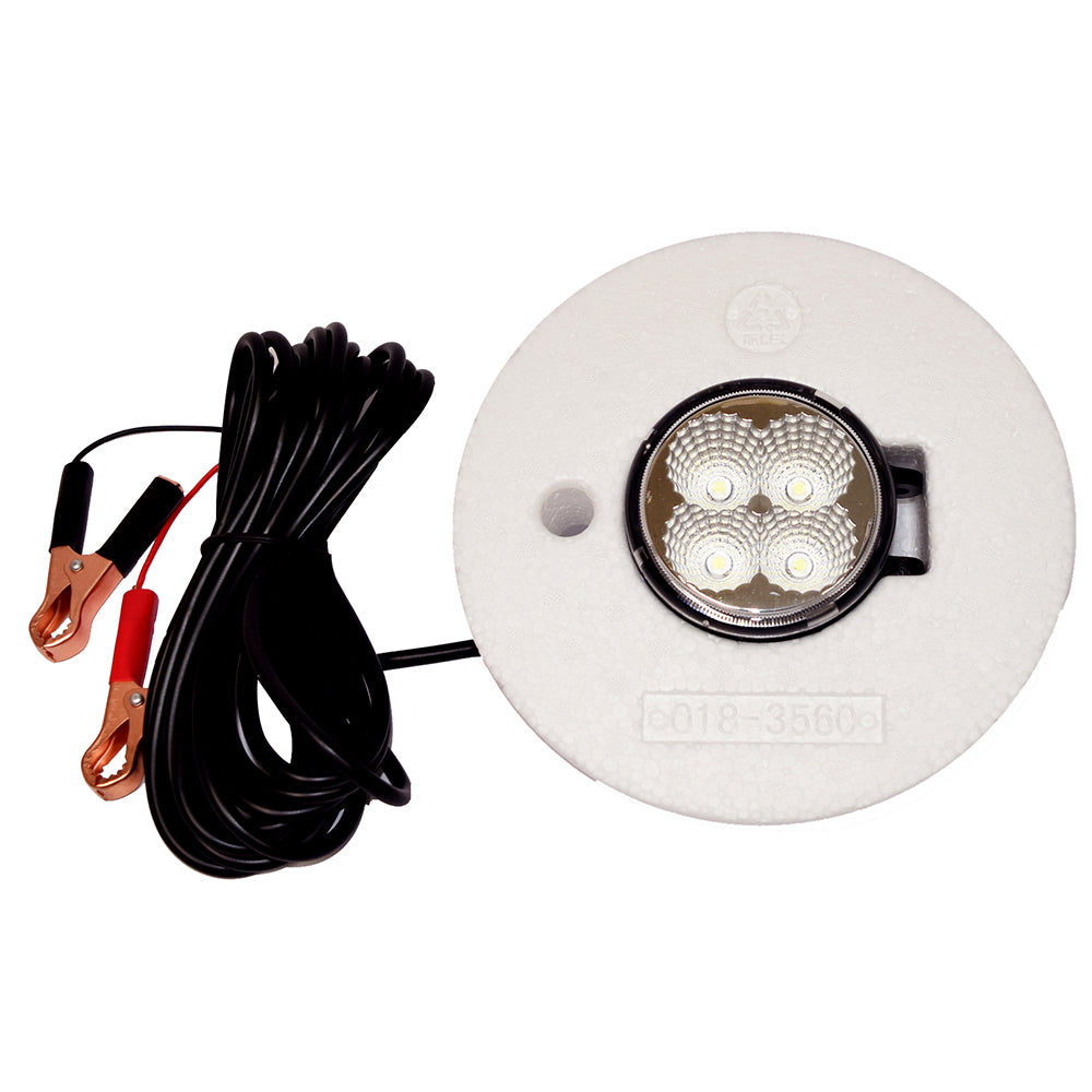 Hydro Glow FFL12 Floating Fish Light w/20 Cord - LED - 12W - 12V - White