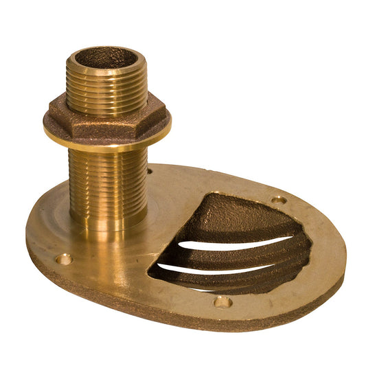 GROCO 3/4" Bronze Combo Scoop Thru-Hull w/Nut