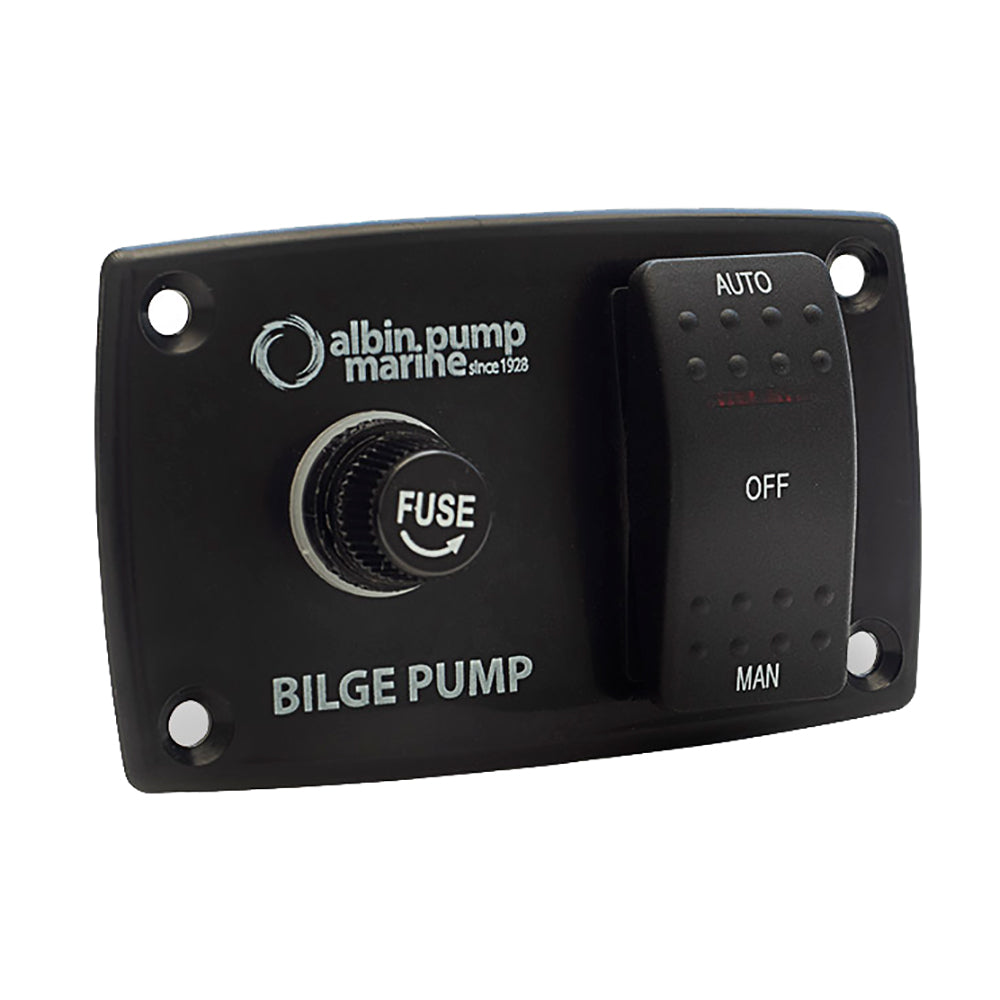 Albin Group 3-Way Bilge Panel - 12/24V