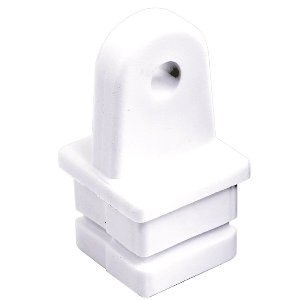 Sea-Dog Nylon Square Tube Top Insert - White - 1"