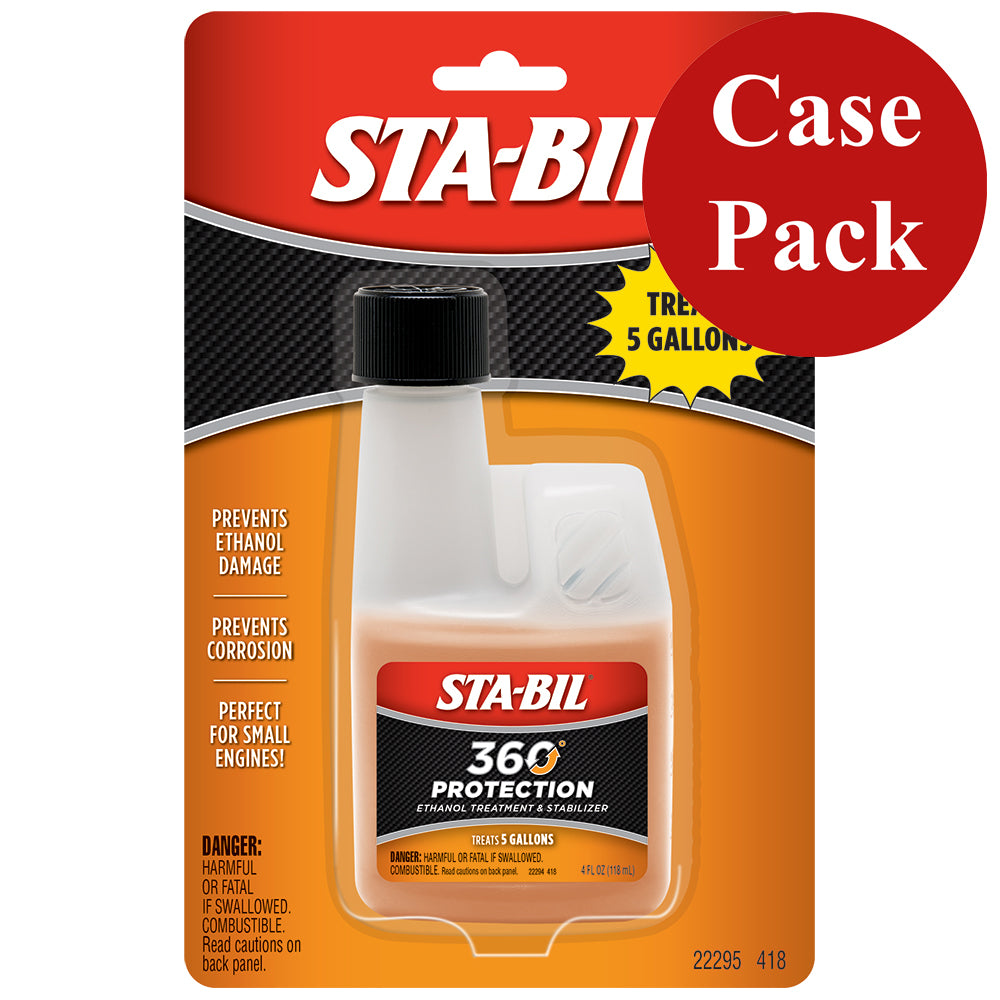 STA-BIL 360 Protection Ethanol Treatment - Small Engine - 4oz *Case of 6*