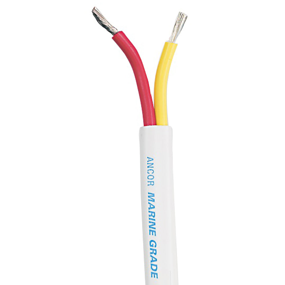 Ancor Safety Duplex Cable - 12/2 AWG - Red/Yellow - Flat - 25